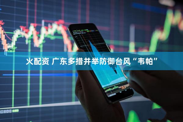 火配资 广东多措并举防御台风“韦帕”