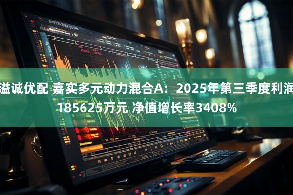 溢诚优配 嘉实多元动力混合A：2025年第三季度利润185625万元 净值增长率3408%