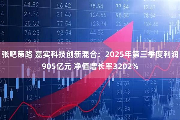 张吧策路 嘉实科技创新混合：2025年第三季度利润905亿元 净值增长率3202%